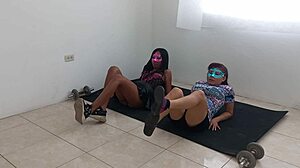 latin stepsisters aerobics flash sexy asses wet vaginas homemade