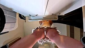 i adore petite blonde cheerleader flashing tits pussy