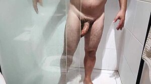 Brazilian Pornstar's Huge Cock Explodes Cum In Steamy Shower Fetish