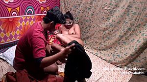 Horny Indian Wife Takes Huge Ass to Mouth Creampie Doggystyle Homemade