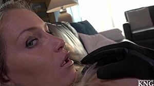 Milf's Gloves Fetish Drives Her to Explosive Masturbation Climax