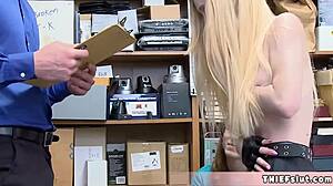 Beautiful Emma Fucked by Guard While BF Watches