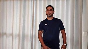 Brazilian Pornstar's Huge Cock Explodes Cum In Steamy Shower Fetish