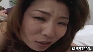 Japanese mature takes double anal penetration at wild party