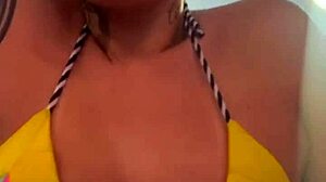 i trained in tiny thong bikini gym by beach got so wet with lust dripping down legs like ocean water