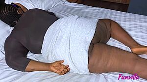 african thick horny ebony milf begs close up for huge dick