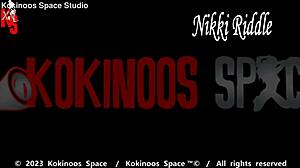 hey nikki riddle's pretty body fucked standing slow mo at kokinoos