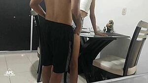 my wife swallows my hot morning cumshot