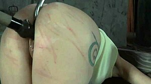 Redhead Maid Slave Fingers Pussy Hard in Poolside BDSM Tub Session