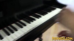 newbie teen babe gives pov blowjob then gets plowed hard