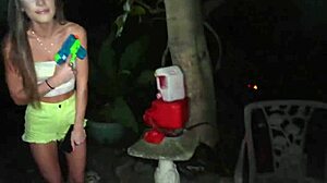 stepbro and stepsis risk public park pounding in broad daylight