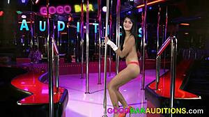 Skinny Thai Braces Girl Dances Naked Before Creampie Sofa Casting