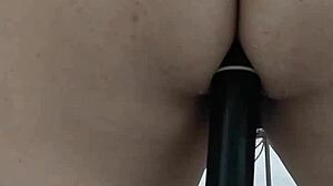 Binh Duong girl stuffs dildo deep in pussy ver 2