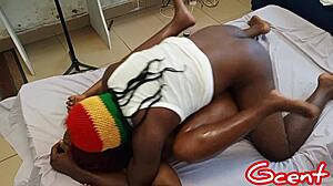 wanna watch this hot couple fuck passionately in bed?