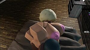 Bbw fat ass destroyed by monster bbc in roblox r34 action!