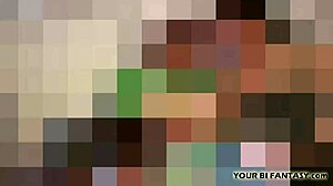 open wide slut im shoving this monster dildo cock down your throat femdom bdsm