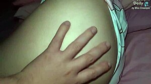 Tight Asian Bedroom Creampie with Juicy Puffy Wet Pussy Lips