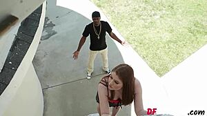 bbc monster cock stretches lost slut's tight pussy deep