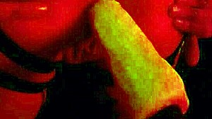 MATURE ASS WORSHIPS ANAL FUCK MACHINE IN FISHNETS CLOSE-UP