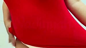 i'm so horny rubbing my sexy pregnant belly as asian milf