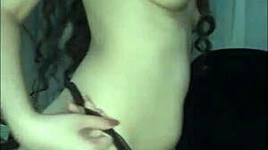 Horny stepson catches stepmother teasing her big natural ass