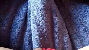 Gretala spreads her big haired italian pussy wide