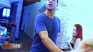 Angie Kiss and Cynthia Lavigne Scream as Two Monster Cocks Drill Pussy and Ass Hard!