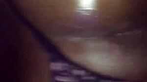 Fat Ebony Wife's Big Ass Bouncing Hard