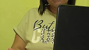 stepmom whore finds out i failed and threatens to tell dad unless i fuck her