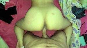 homemade sex with curvy latina shaking big ass on my huge veiny dick