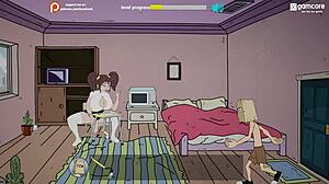 Futanari BBW Milf Parodies Campus Fuckerman Game Adventures