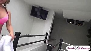 crazy mixed slut sucks cock then takes anal creampie full vid