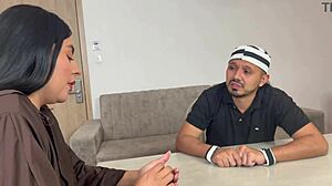 Melanilatina demands hard fuck deepthroat cumshot part 1