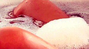 ASIAN LESBIANS KISS AND SOAK IN TATTOOED BATHTUB POOL PLAY!