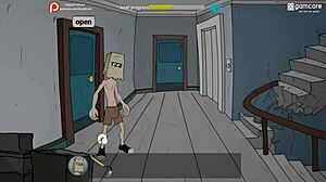 Futanari BBW Milf Parodies Campus Fuckerman Game Adventures