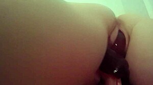 watch me cum hard on big toy while you stare