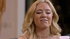 lesbian teen stepdaughter fingers her big tits redhead stepmom to orgasm