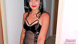 My Tinder Date Rosibel Shows Up Petite Latina Fucks Me Cowgirl in Hotel Room