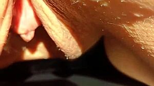 sexy mature flashes huge soaking wet meaty pussy lips slow motion