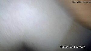 Wife bends over interracial doggystyle teen pounding ride