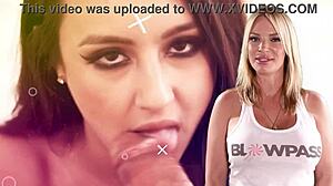 i couldn't believe chanel camryn's extra sloppy deepthroat left spit dripping everywhere on her chin and tits it was such a messy thrill watching her gag and drool non stop