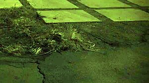 Hairy teen babe bound for first bdsm fuck and feet play