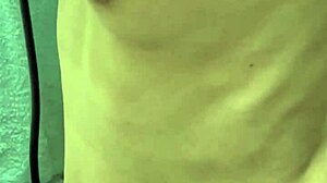 after bath i licked my soft nipples erect...