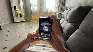 Amateur couple's rough homemade sex leads to wild orgasms