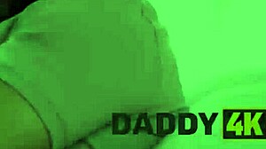 una fairy experiments with daddy and another cock in the room?