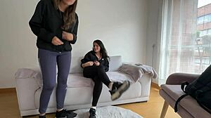 I'm paying roommate rent with hot lesbian scissoring fun