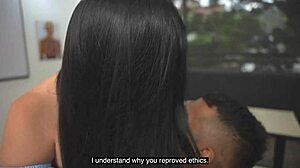 colombian teacher trades grades for rough classroom fuck with big cock student