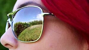 Bossy Dominas Suck Loser Cock Outdoors