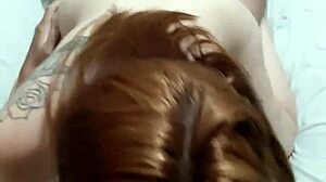 brazilian couple's homemade fuck ends in massive pussy creampie