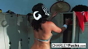 charley chase strips for foot fetish in lucha libre gear